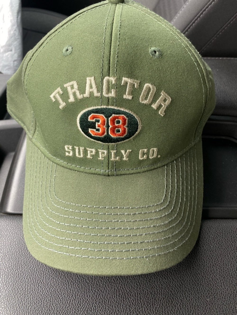 Tractor 38 Supply Co. Men's Olive Green Baseball Cap